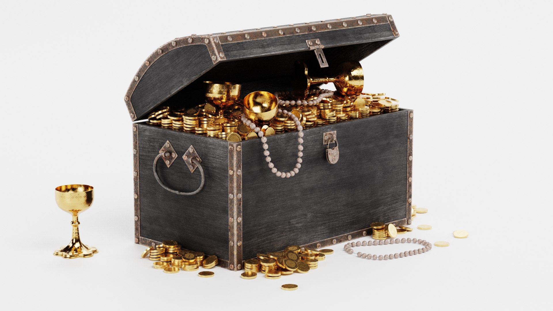 Treasure Chest 2 3D Model TurboSquid 1495205