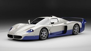 3D Maserati MC12 model