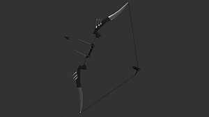 3D model Fantasy Demon Bow