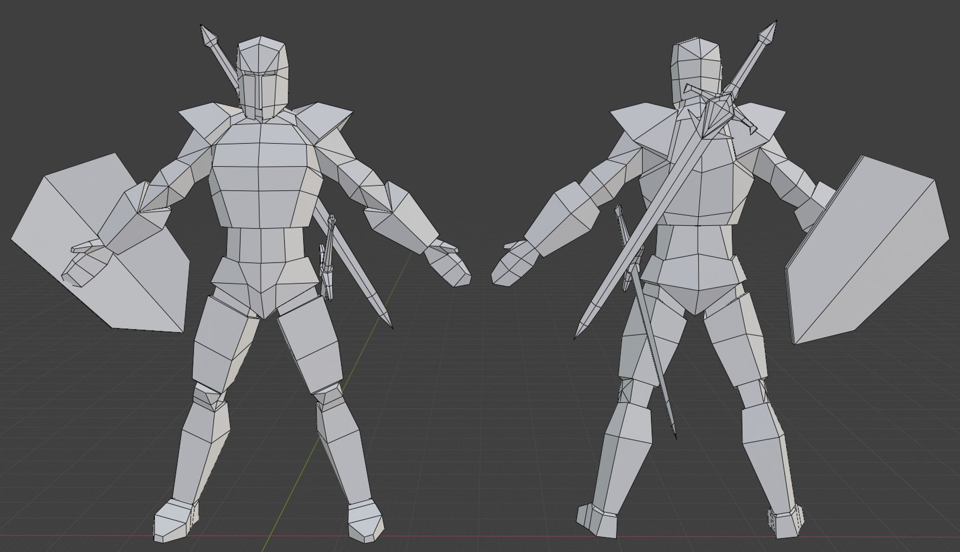 Male knight mesh 3D model - TurboSquid 1507031