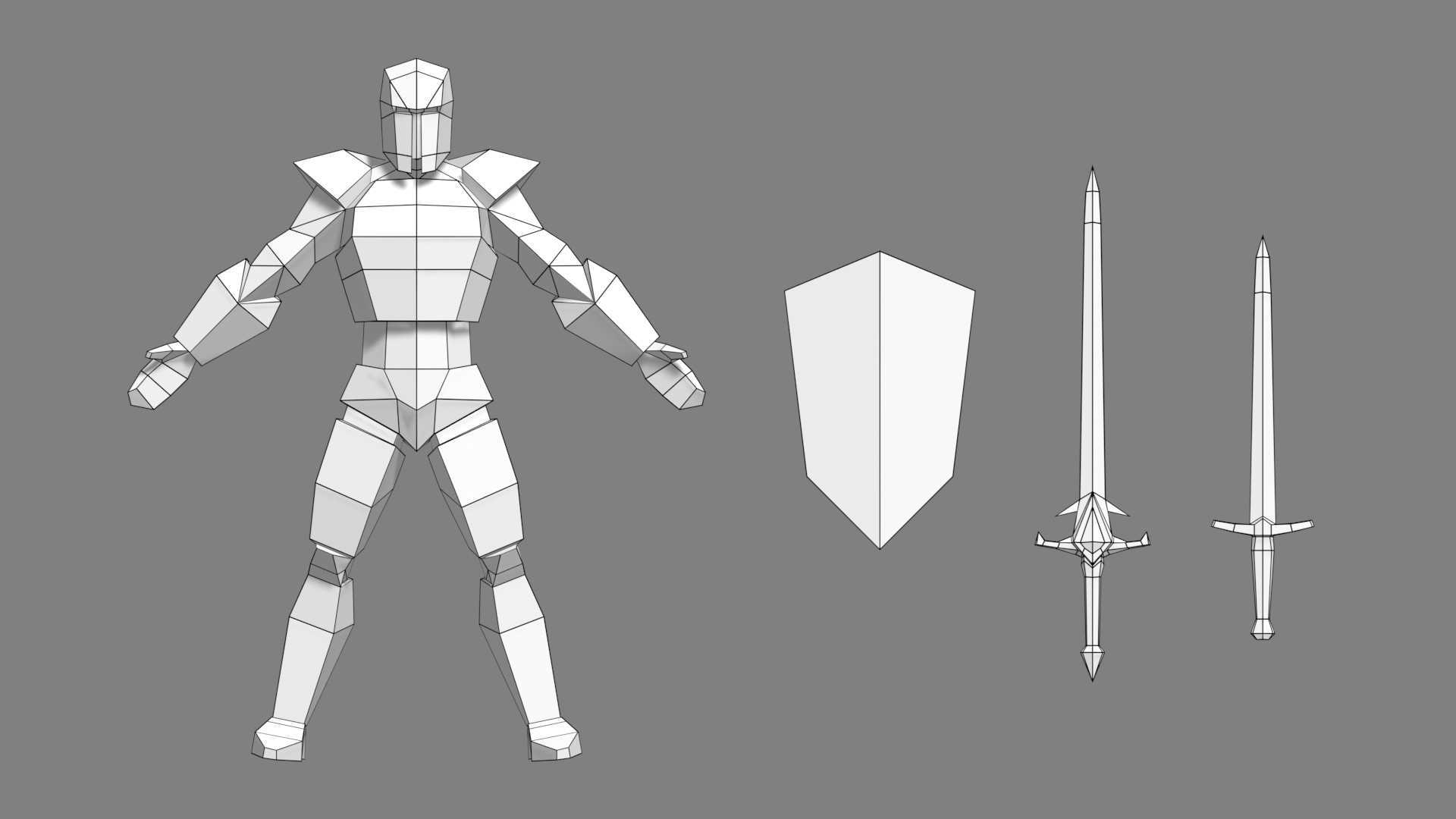 Male Knight Mesh 3D Model - TurboSquid 1507031