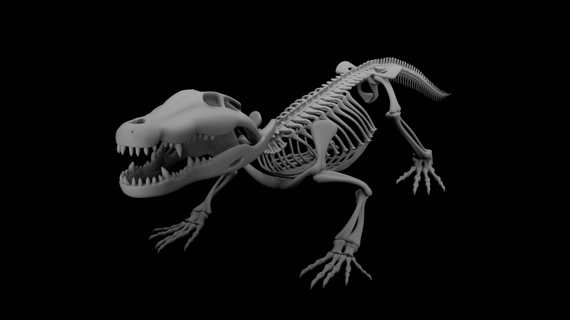 Crocodile Skeleton 3D Model  Highly Detailed Clean Topology  Animation Ready 3D model https://p.turbosquid.com/ts-thumb/c8/aJFXdw/s1/02/png/1746872206/1920x1080/fit_q87/0ff463061a5f7a4898ef6bb576ff27c3a535910a/02.jpg