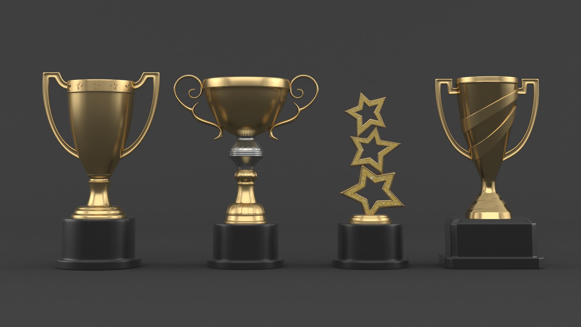 3D Trophy Cup Collection - TurboSquid 2146727