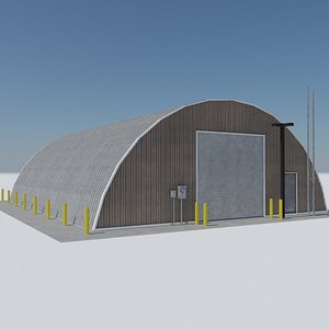 Quonset Military Base - Industrial Hut Barracks 1