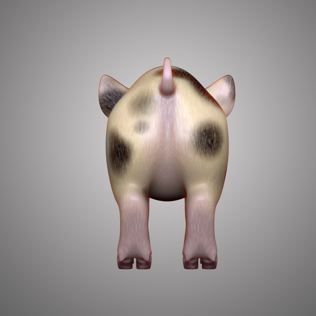 Mini Pig 3D Model - TurboSquid 1163297