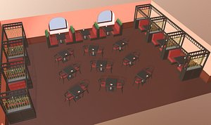 Cartoon restaurant