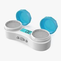 Electronic Contact Lens Case Blue