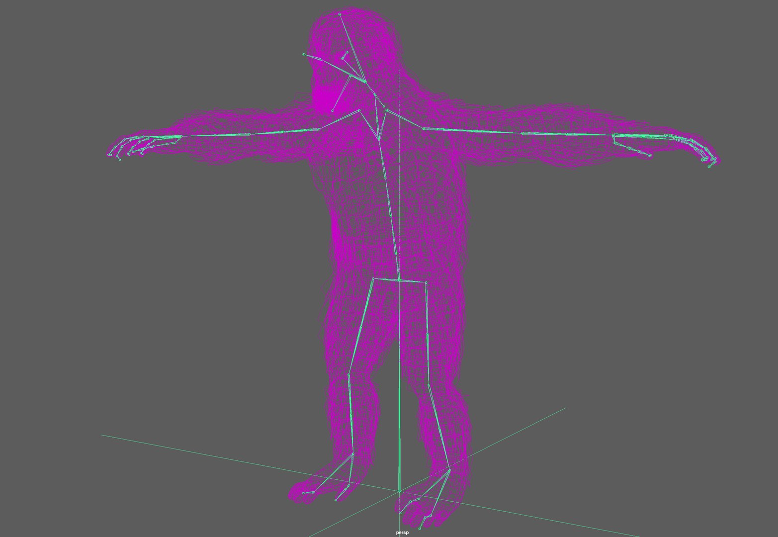 Chimpanzee Ape Rigged 3D Model - TurboSquid 1931761