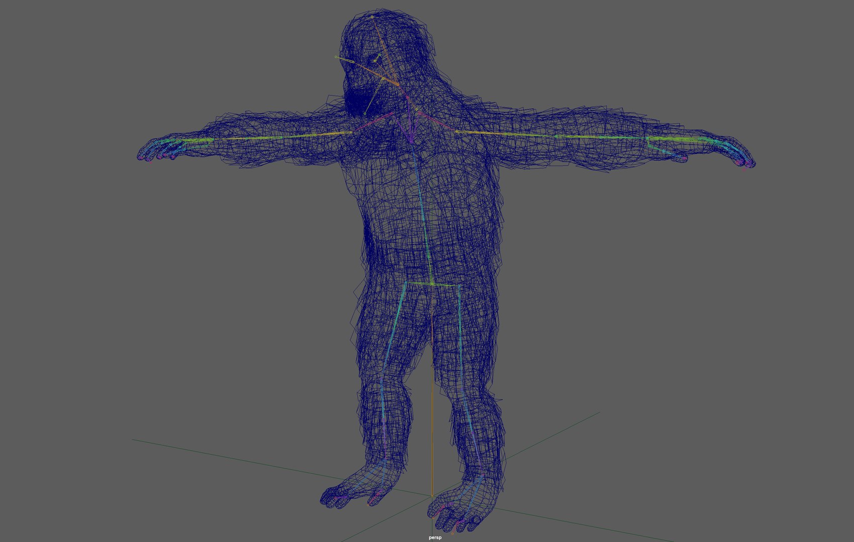 Chimpanzee Ape Rigged 3D Model - TurboSquid 1931761