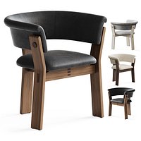 1513 Klub Velvet Dining Chair by CB2