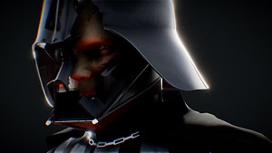 3D Darth Vader Anakin Skywalker in Kenobi