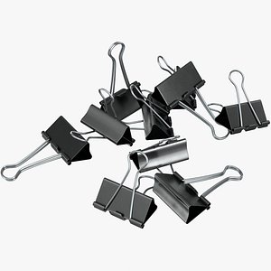 Binder Clip Pile