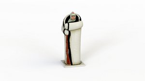 3D model Porcelain figurine of a soldier