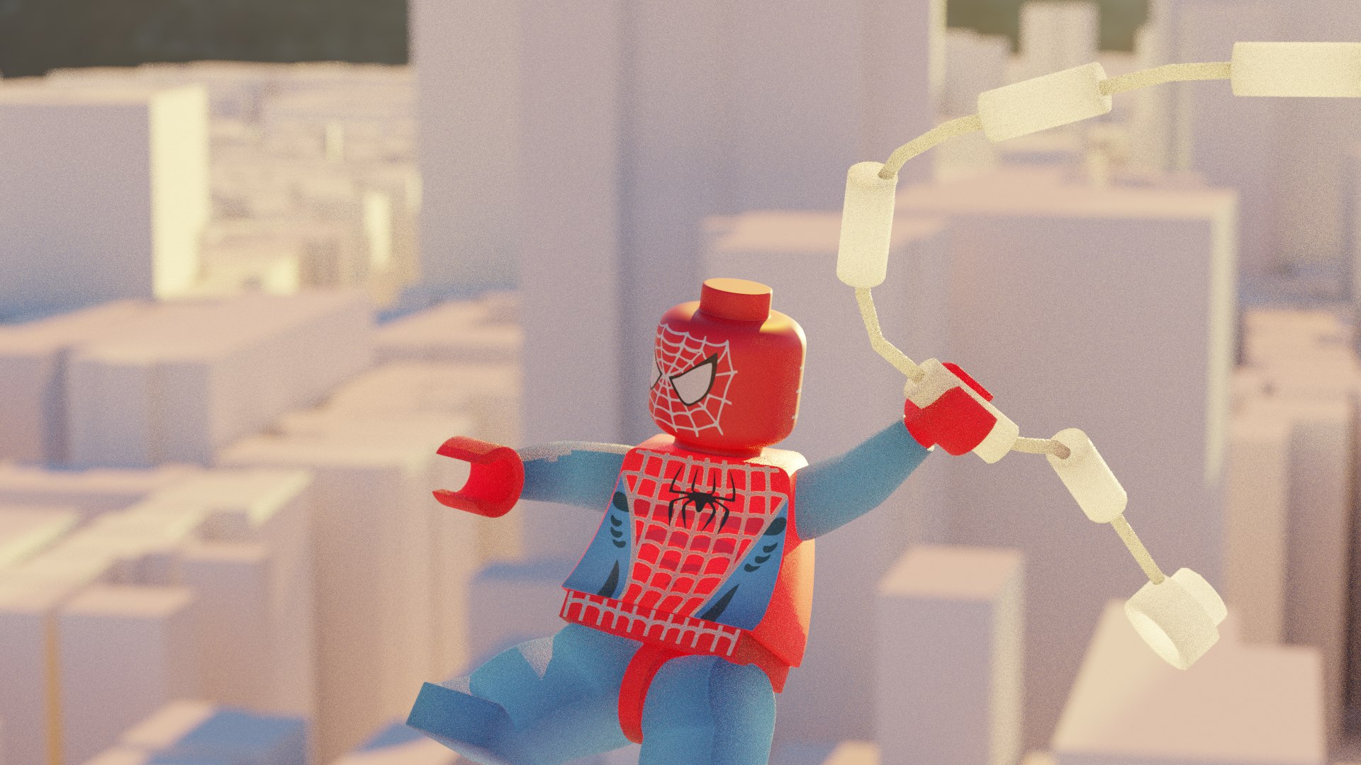 LEGO Minifigure 3D model + PBR Textures