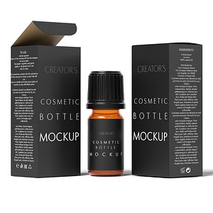 Dropper Bottle Mockup 30 model