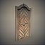 Medieval wooden door