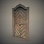 Medieval wooden door