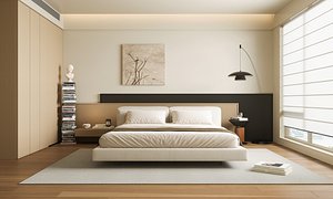 modern bedroom model