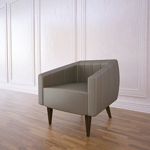 houston armchair 3d model