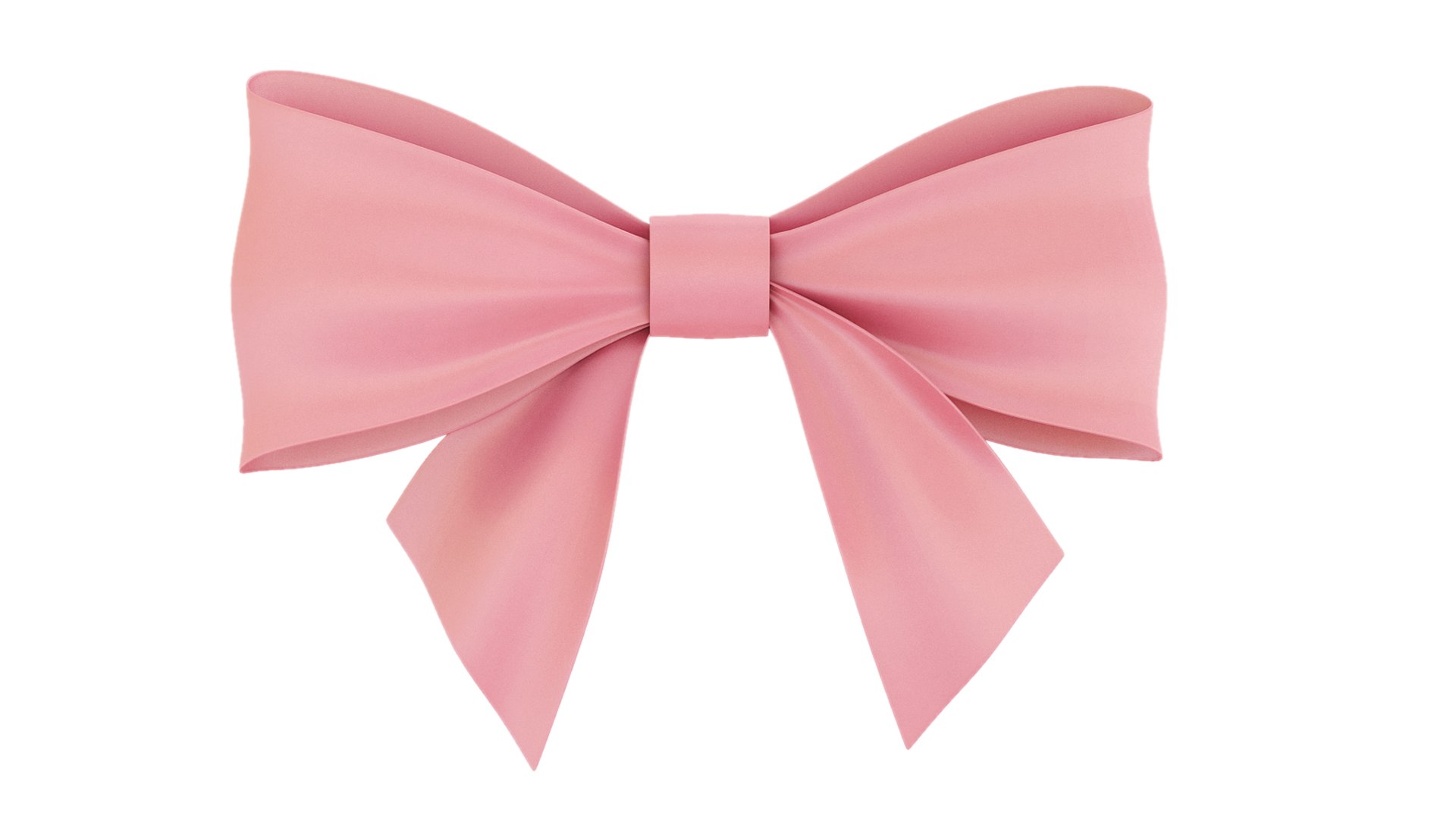 3D Model Pink Bow 2 - TurboSquid 2497048