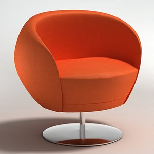 3d model realistic armchair