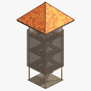 3D Tropical tower 26A10
