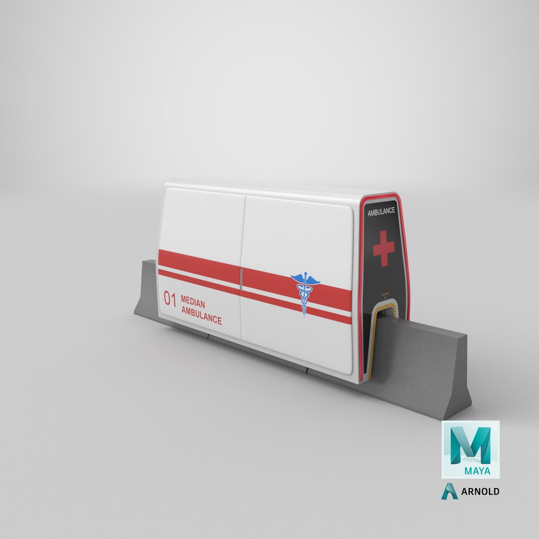 median ambulance 3D model https://p.turbosquid.com/ts-thumb/c9/H9KDLx/fT9dTDTi/stemcell_maya_arnold_render/png/1569516162/1920x1080/fit_q87/a80415e3a7e3342fdfeda22a6c6ec8211b8a1952/stemcell_maya_arnold_render.jpg