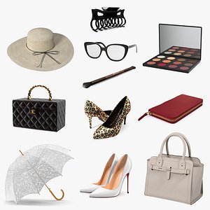 3D Womens Fashion Accessories Collection 5