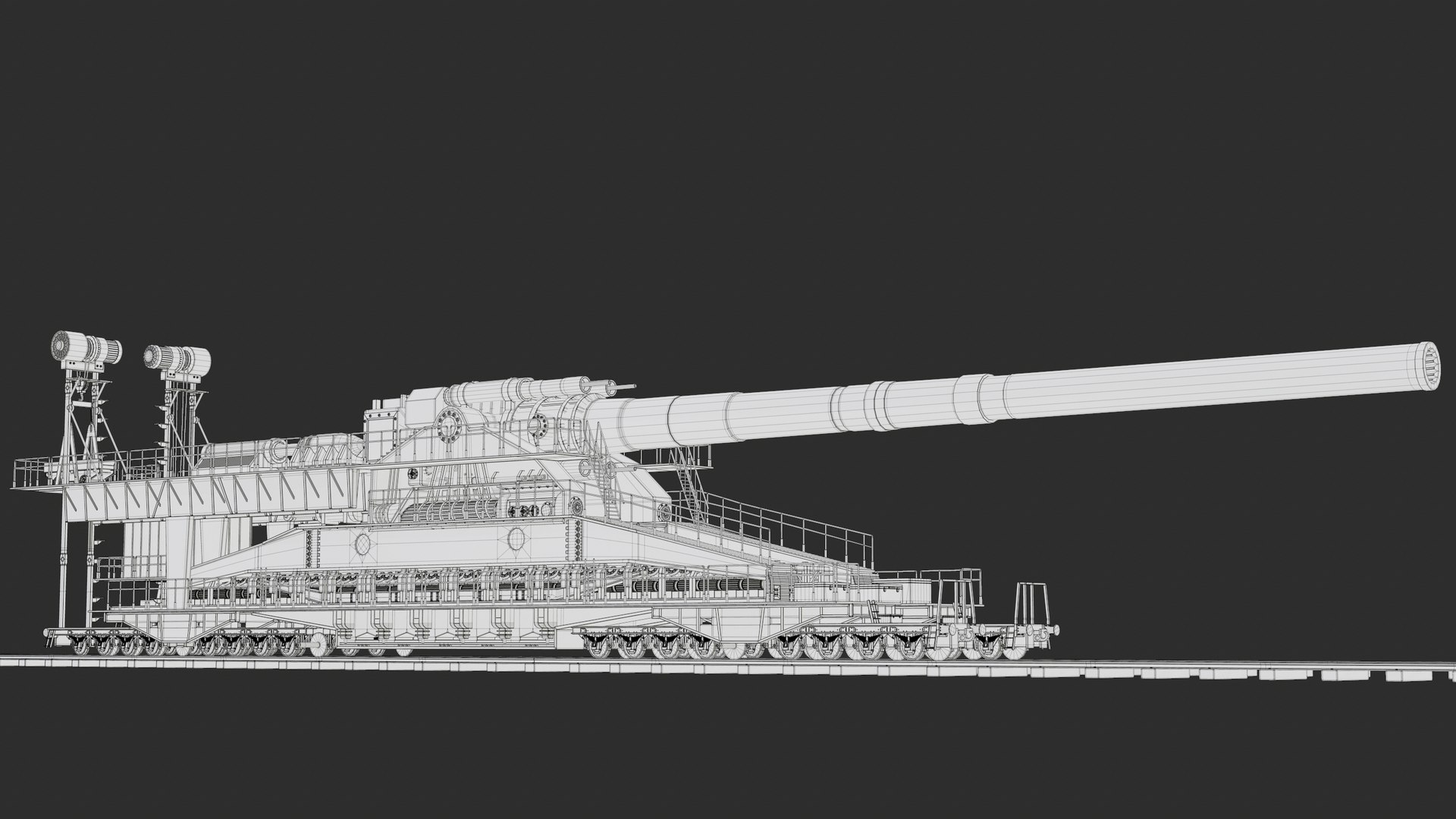 Rigged Super Heavy Artillery Gun Dora WWII PBR 3D model https://p.turbosquid.com/ts-thumb/c9/PiyB61/0P/screenshot310/png/1709547082/1920x1080/fit_q87/12f5ca0cacb038fc49e50fabcfe76127a6b86d93/screenshot310.jpg