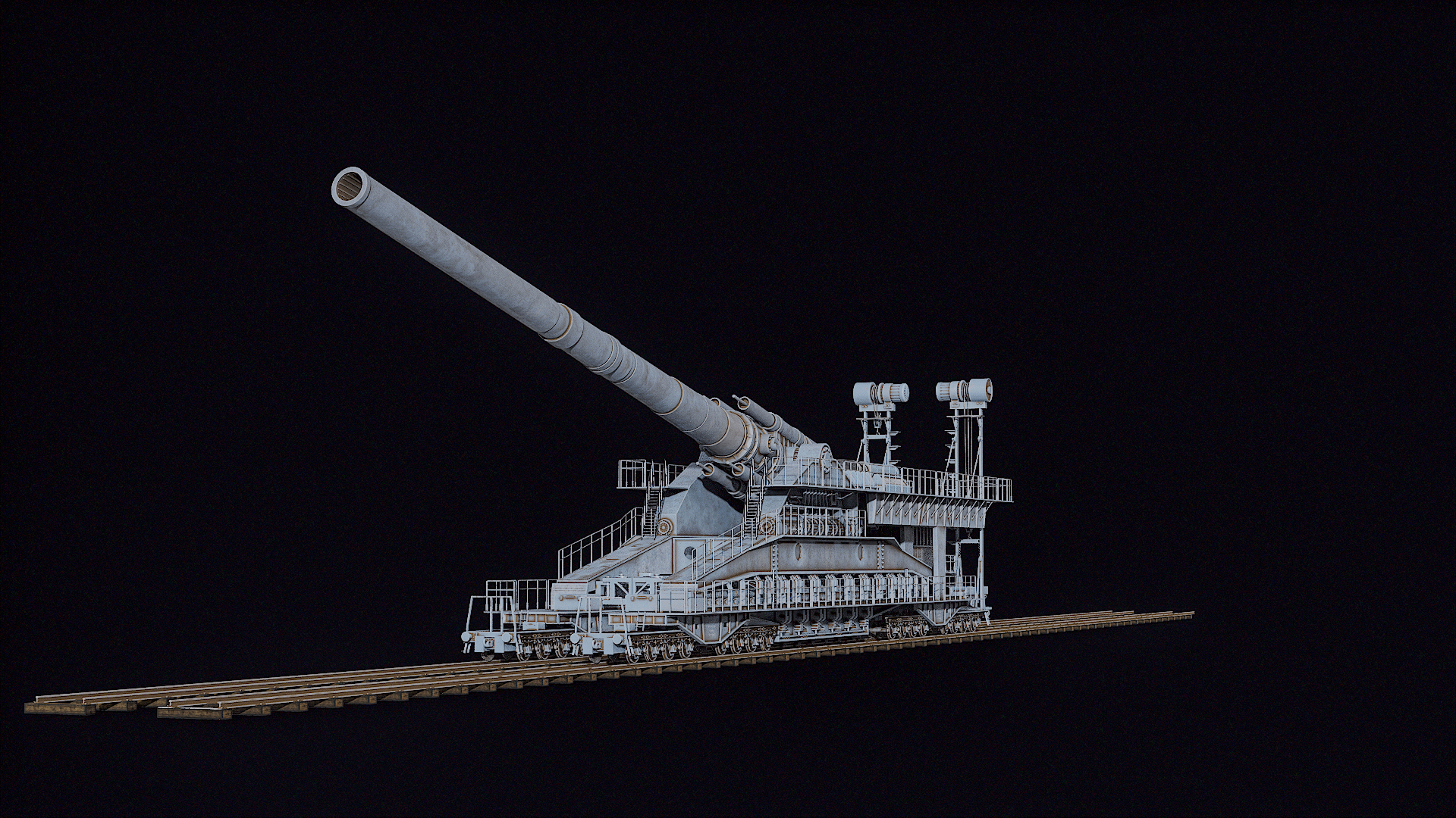 Rigged Super Heavy Artillery Gun Dora WWII PBR 3D model https://p.turbosquid.com/ts-thumb/c9/PiyB61/0g/z00/png/1709546193/1920x1080/turn_fit_q99/dfa4652c21d95a30a26e709b920d673424016361/z00-1.jpg