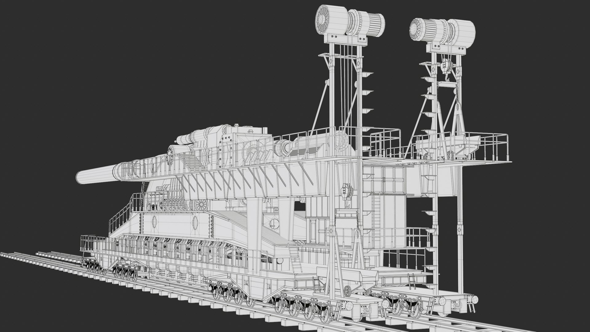 Rigged Super Heavy Artillery Gun Dora WWII PBR 3D model https://p.turbosquid.com/ts-thumb/c9/PiyB61/3E/screenshot319/png/1709547087/1920x1080/fit_q87/395f72426263bbd297a8feeb5eacb5ac7d340f1b/screenshot319.jpg
