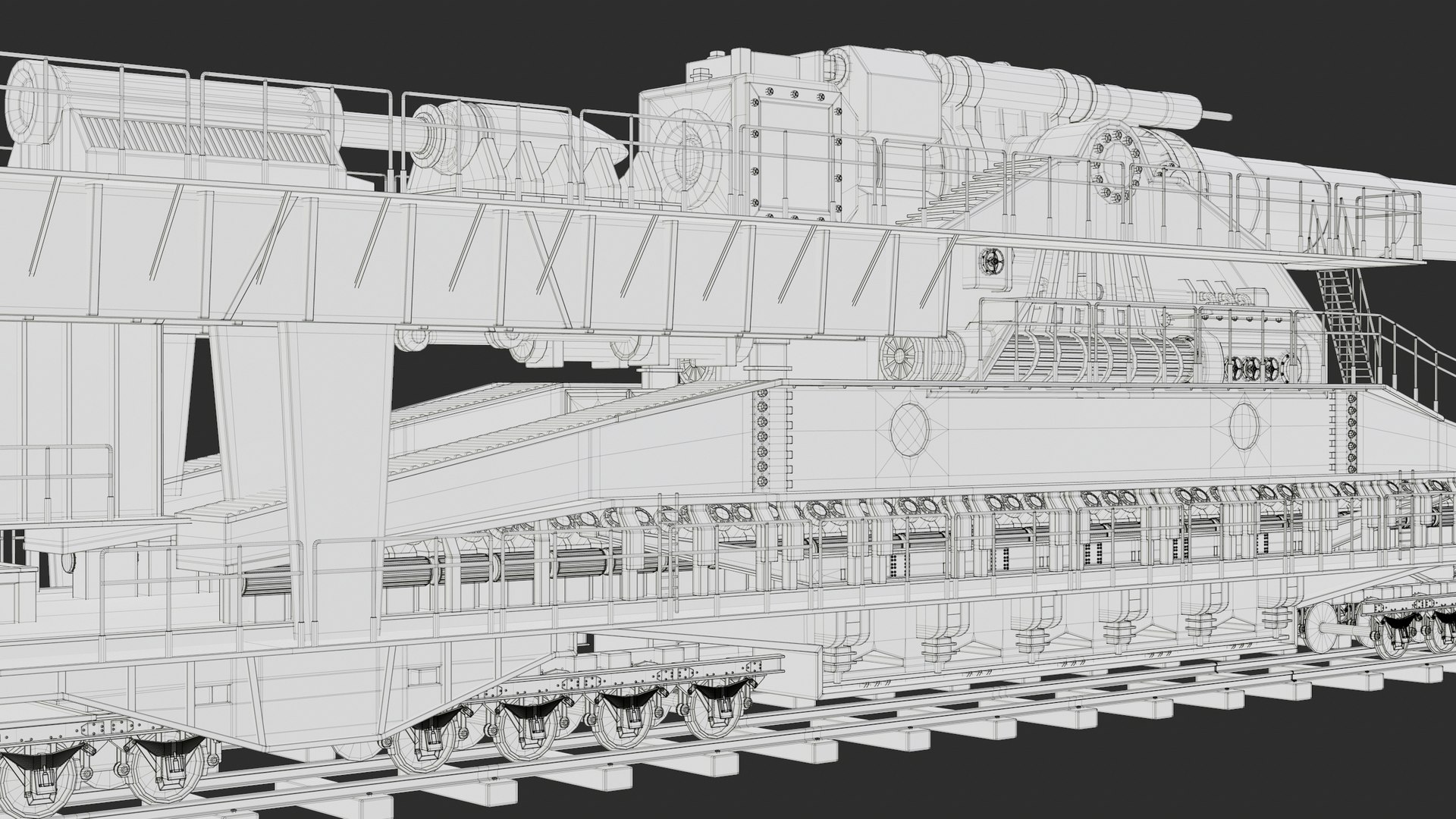Rigged Super Heavy Artillery Gun Dora WWII PBR 3D model https://p.turbosquid.com/ts-thumb/c9/PiyB61/Ls/screenshot333/png/1709547098/1920x1080/fit_q87/653ff1706f630af573ae5f345f81325f3eb64b44/screenshot333.jpg