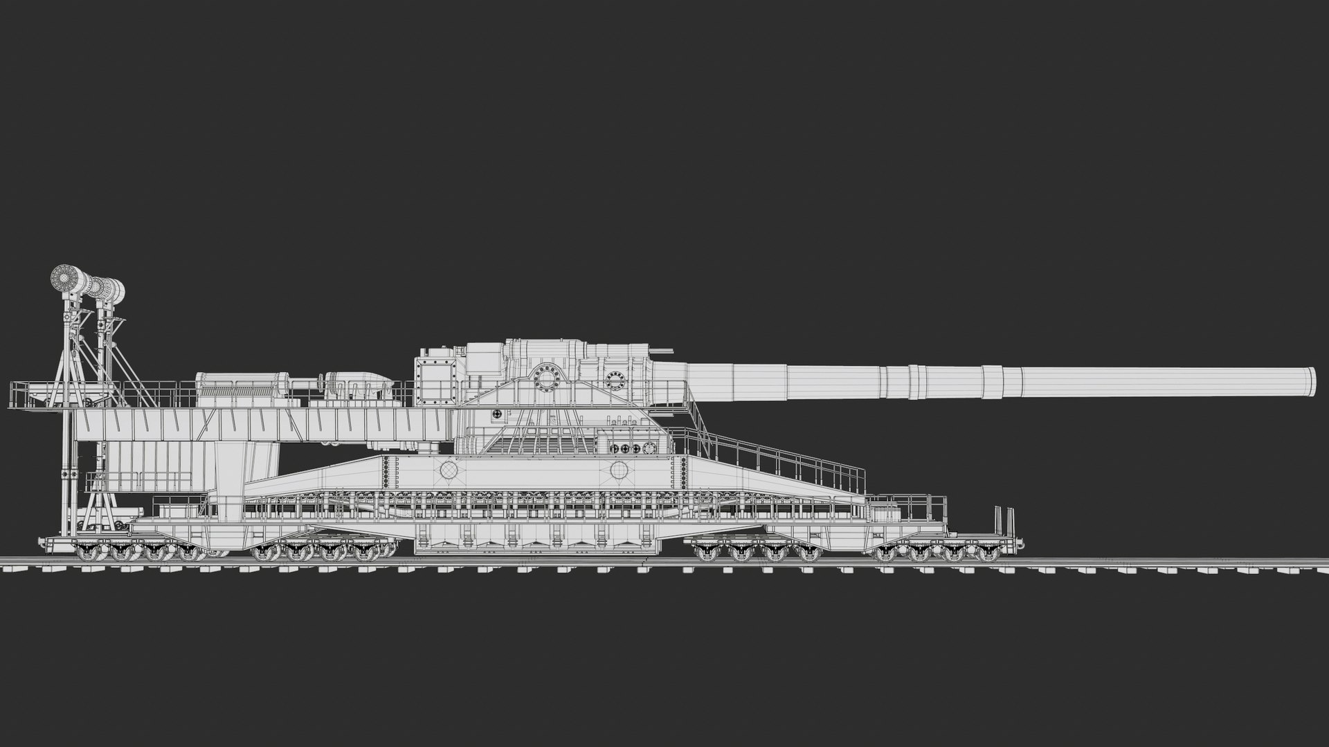 Rigged Super Heavy Artillery Gun Dora WWII PBR 3D model https://p.turbosquid.com/ts-thumb/c9/PiyB61/UO/screenshot312/png/1709547083/1920x1080/fit_q87/77dbf78ae44e8b5f0bc7689f938b9d3f3aed8b9b/screenshot312.jpg