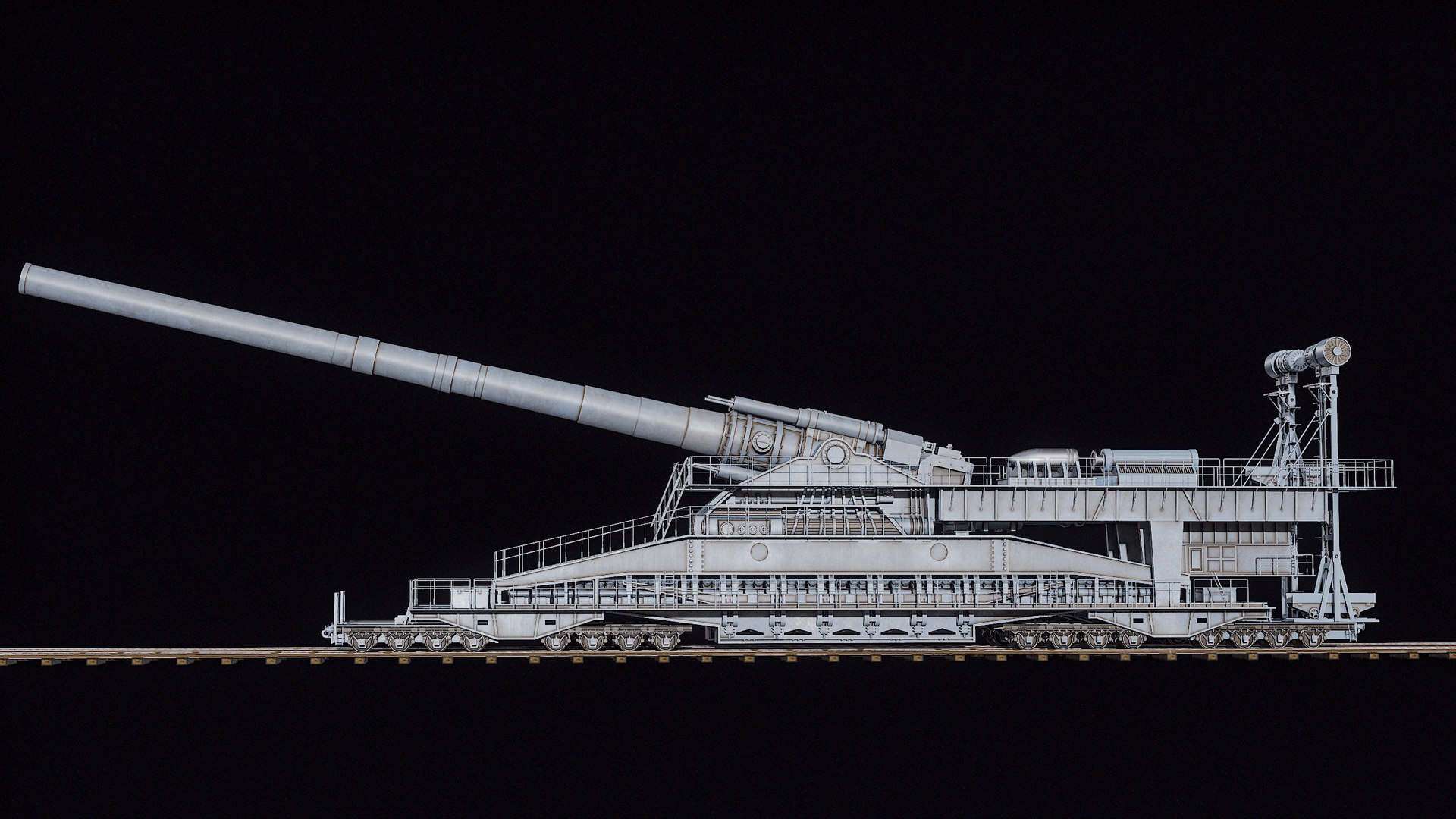 Rigged Super Heavy Artillery Gun Dora WWII PBR 3D model https://p.turbosquid.com/ts-thumb/c9/PiyB61/UV/rendcol_00025/png/1709545998/1920x1080/fit_q87/ff986efea5bd40f4e4f21d0545c782636c33dbd4/rendcol_00025.jpg
