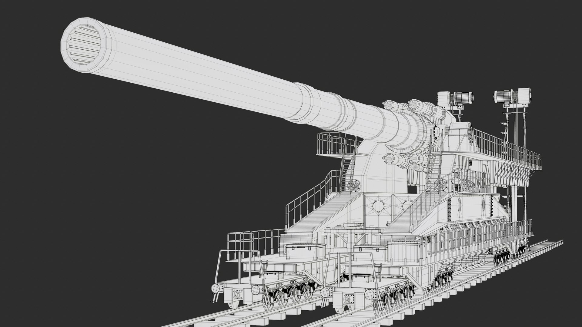 Rigged Super Heavy Artillery Gun Dora WWII PBR 3D model https://p.turbosquid.com/ts-thumb/c9/PiyB61/Zz/screenshot305/png/1709547079/1920x1080/fit_q87/a0ac2dcb909ad86a8e669f0efdd77b8cedee219d/screenshot305.jpg