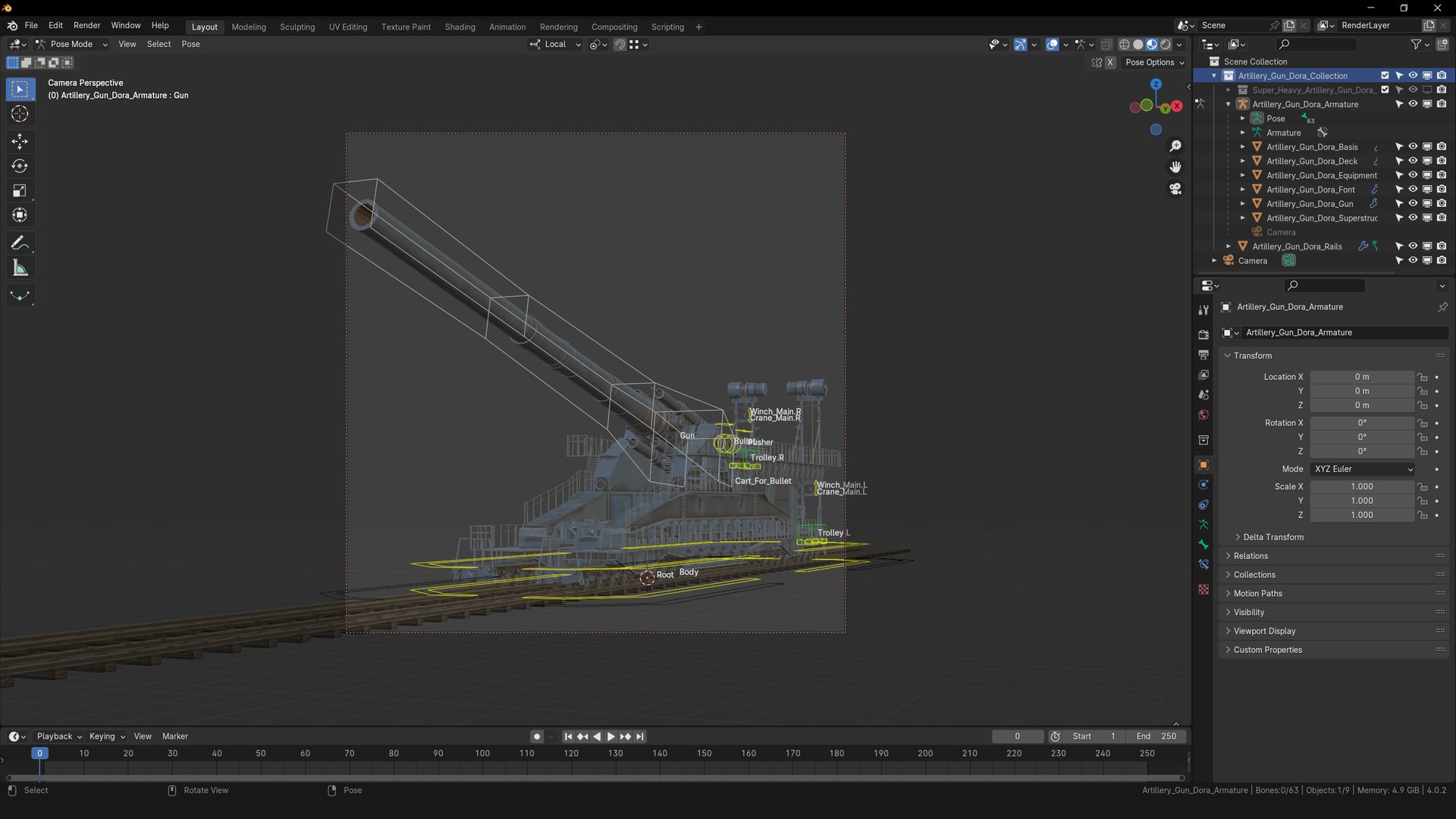 Rigged Super Heavy Artillery Gun Dora WWII PBR 3D model https://p.turbosquid.com/ts-thumb/c9/PiyB61/k2/rscrblendrigged/png/1709546001/1920x1080/fit_q87/22fe196fb052aef2a12e2418c5e5207d74d7801f/rscrblendrigged.jpg