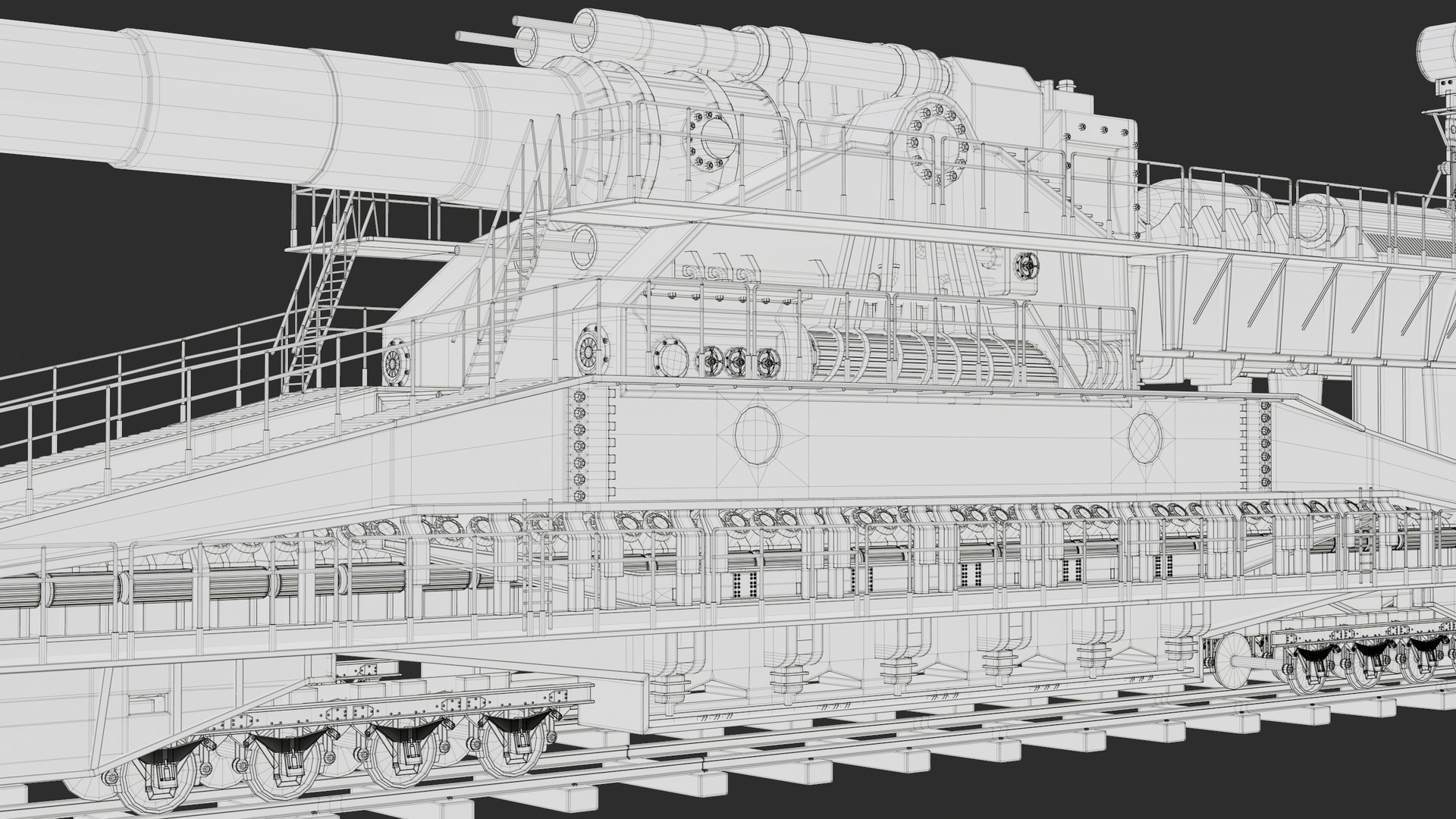 Rigged Super Heavy Artillery Gun Dora WWII PBR 3D model https://p.turbosquid.com/ts-thumb/c9/PiyB61/nt/screenshot328/png/1709547094/1920x1080/fit_q87/7be0c745aefb1e70e7b4fdfd3363038e1c4a436d/screenshot328.jpg