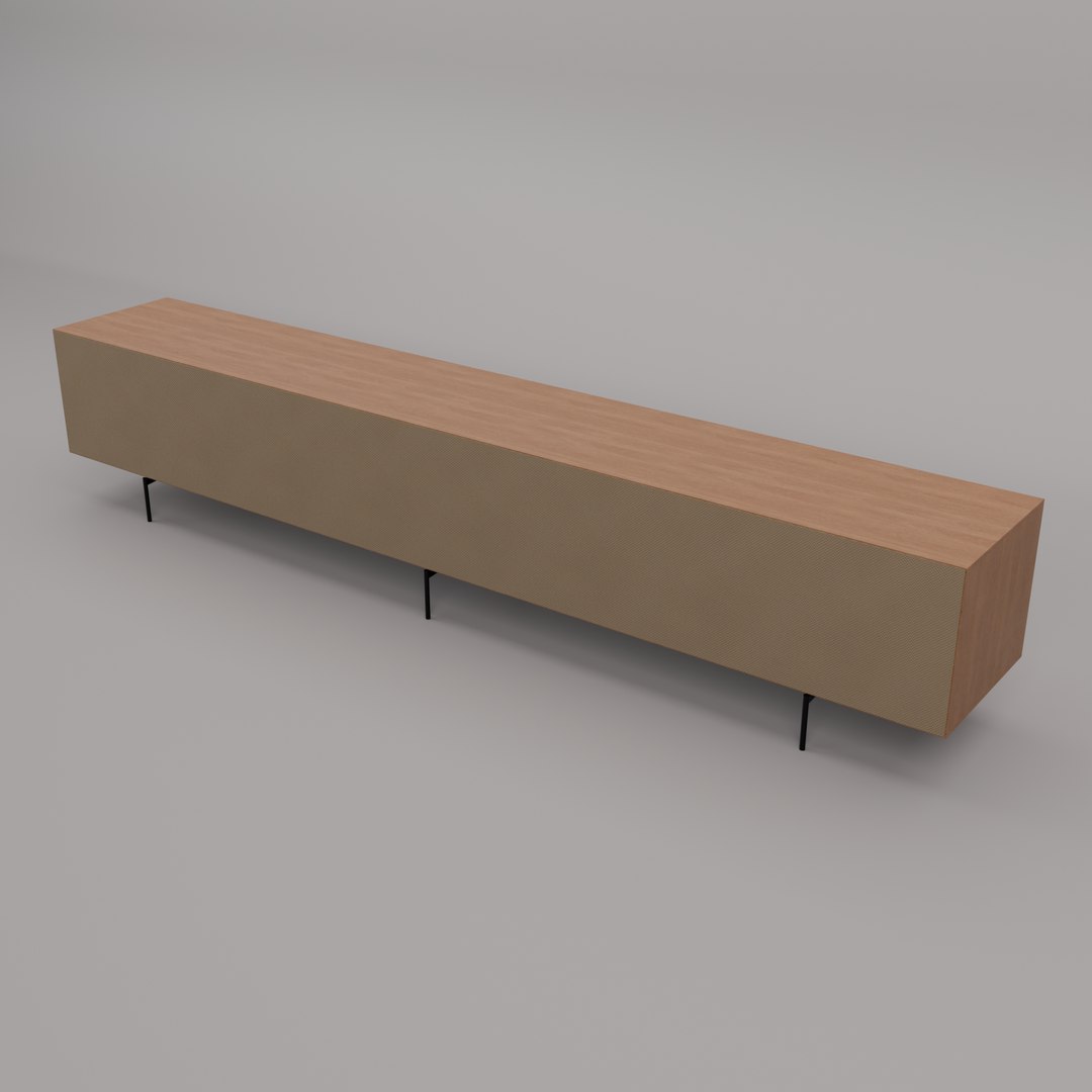 3D model Mid-Century Modern TV Stand Long Sideboard Cabinet with Drawers Sliding Doors Storage https://p.turbosquid.com/ts-thumb/c9/b4z53g/zW/6/png/1775588845/1920x1080/fit_q87/3721b84780e2f1135c07f0dd27782c5ea1f5d324/6.jpg