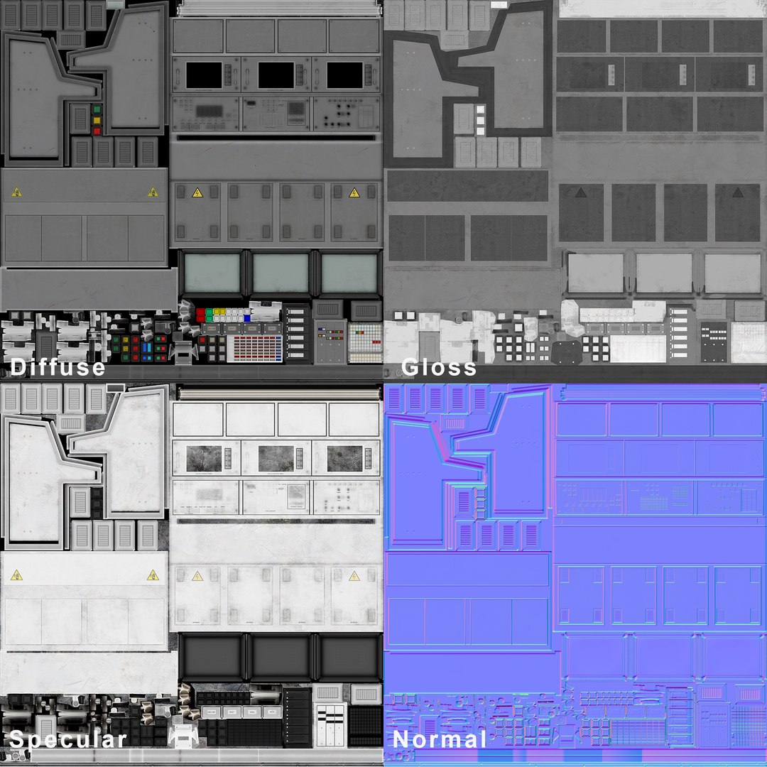 3d Model Asset Polys Pbr
