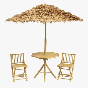 Palapa set Bamboo Tiki Huts & Furniture