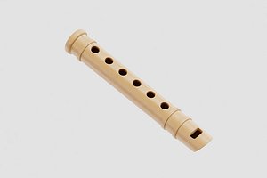 Flute 3d model 3D model