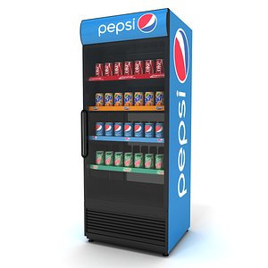 3D pepsi Refrigerator Display