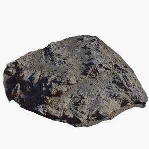 Coast Volcanic Rock Cliff Big Scan PBR 3D