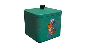 old kitchen container 3D model