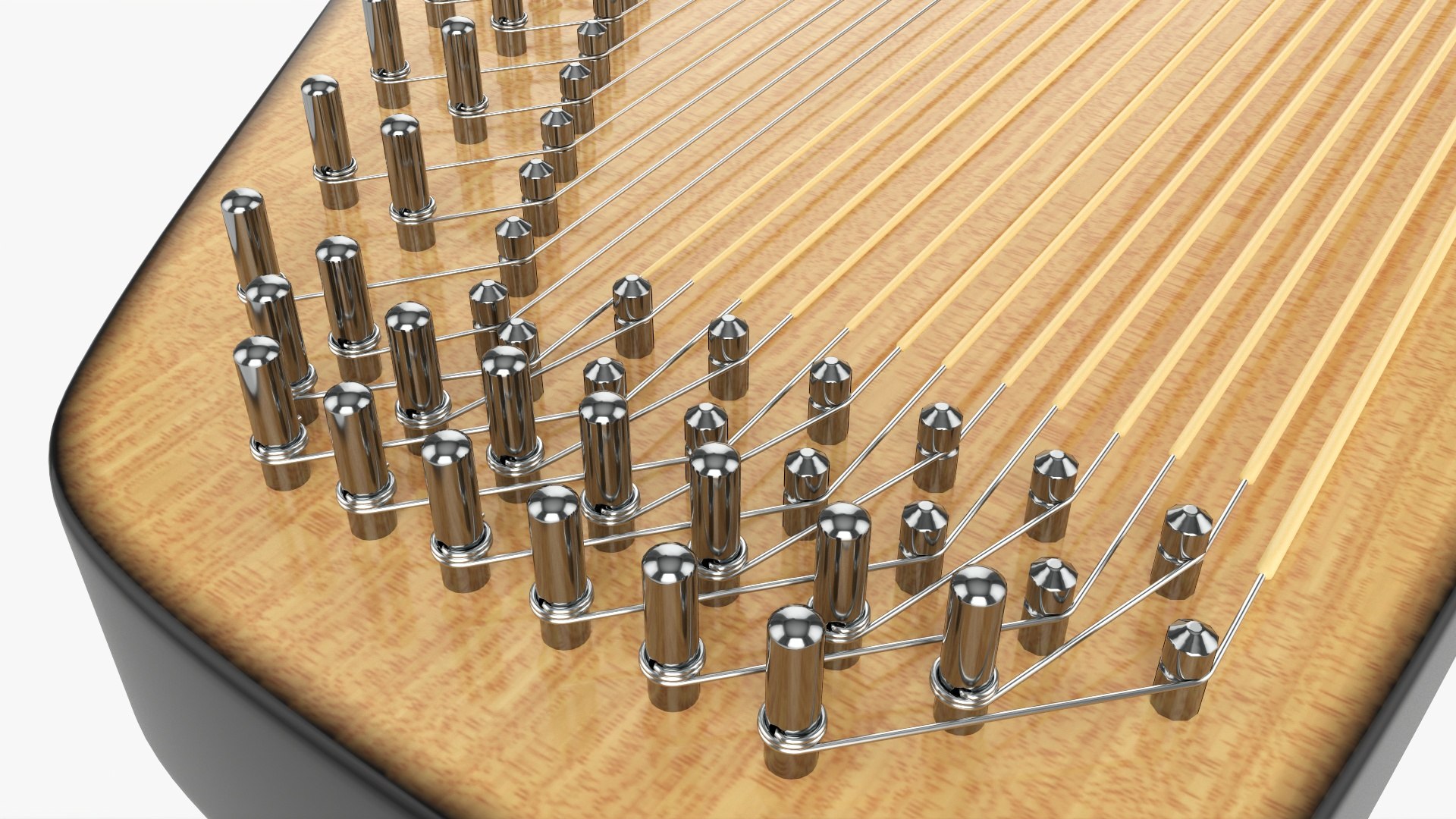 3D Autoharp Music Instrument - TurboSquid 1770745