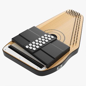 3D Autoharp music instrument
