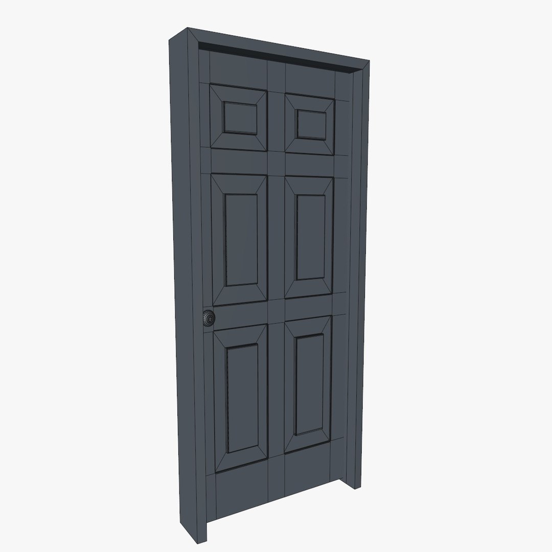 c4d rustic door