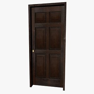 c4d rustic door