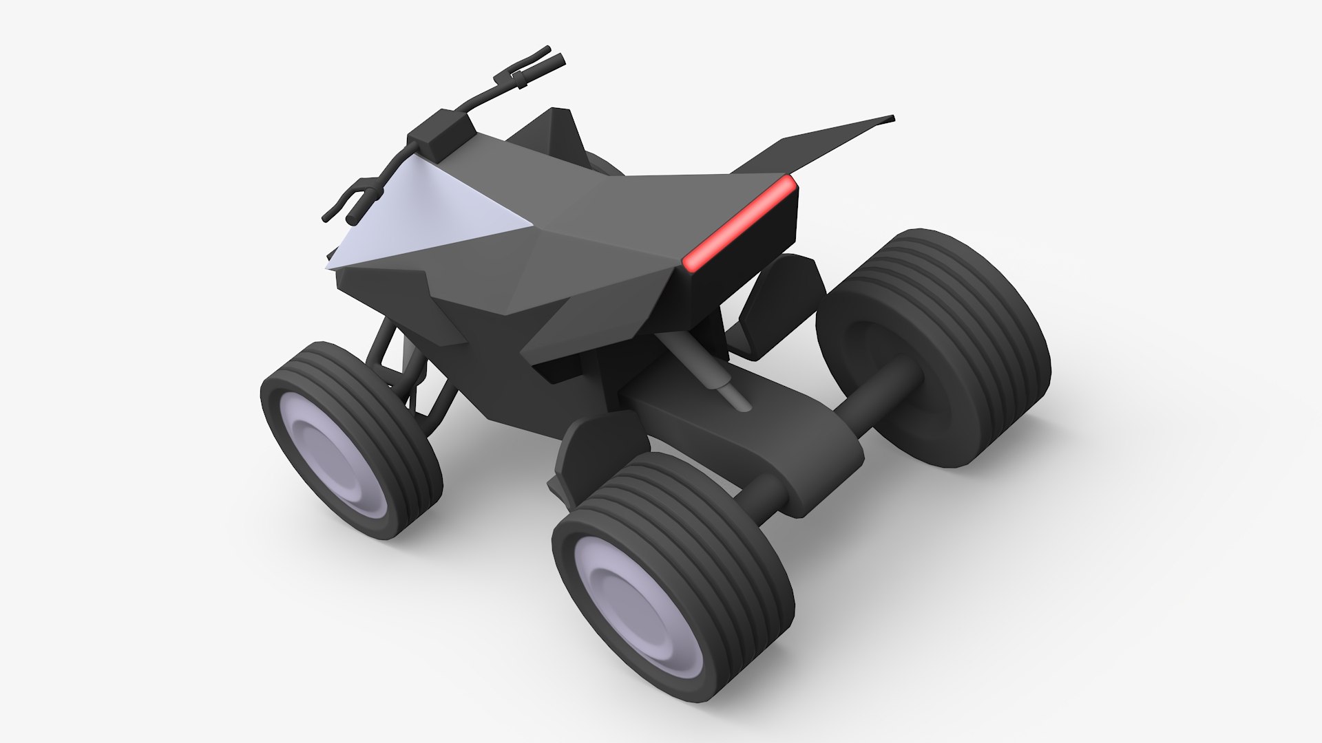 Stylized Tesla Cyberquad 3D Model - TurboSquid 2352611