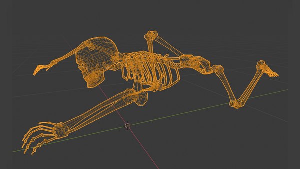 3D skeleton halloween - TurboSquid 1589124